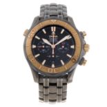 OMEGA - a gentleman's Seamaster America's Cup chronograph bracelet watch.