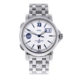 ULYSSE NARDIN - a gentleman's San Marco GMT bracelet watch.