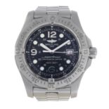 BREITLING - a gentleman's Superocean Steelfish bracelet watch.