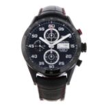 CURRENT MODEL: TAG HEUER - a gentleman's Carrera Calibre 16 chronograph wrist watch.