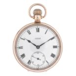 An open face pocket watch by Hawkins.