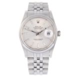 ROLEX - a gentleman's Oyster Perpetual Datejust bracelet watch.