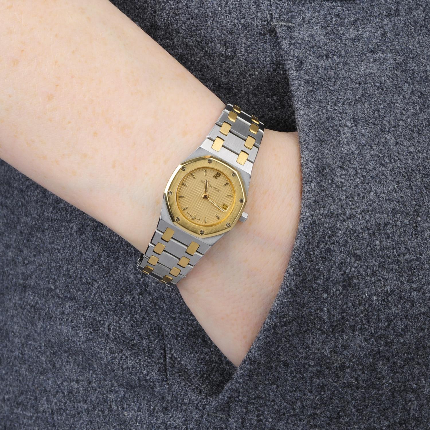 AUDEMARS PIGUET - a lady's Royal Oak bracelet watch. - Image 3 of 3