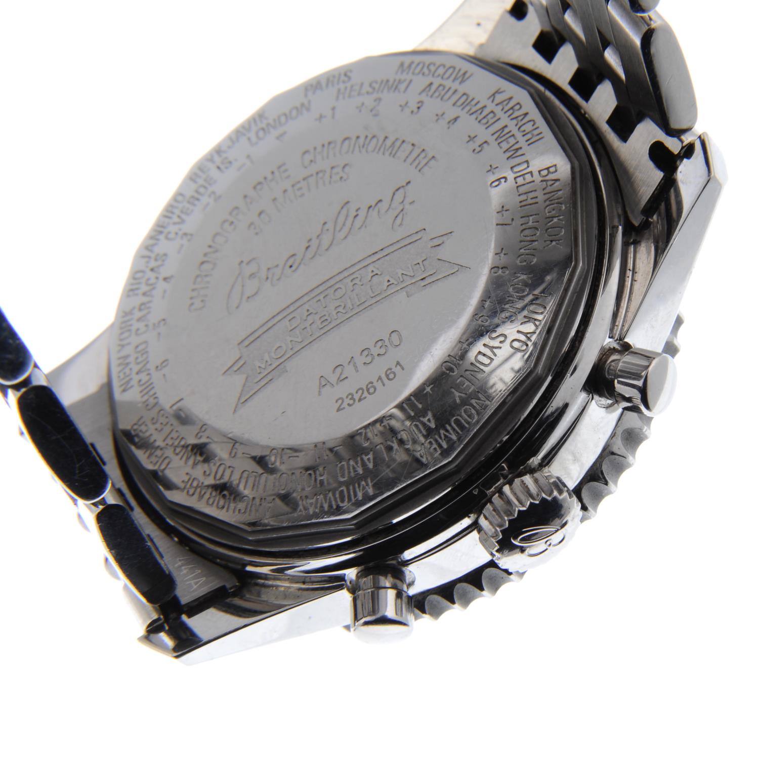 BREITLING - a gentleman's Montbrilliant Datora chronograph bracelet watch. - Image 2 of 3