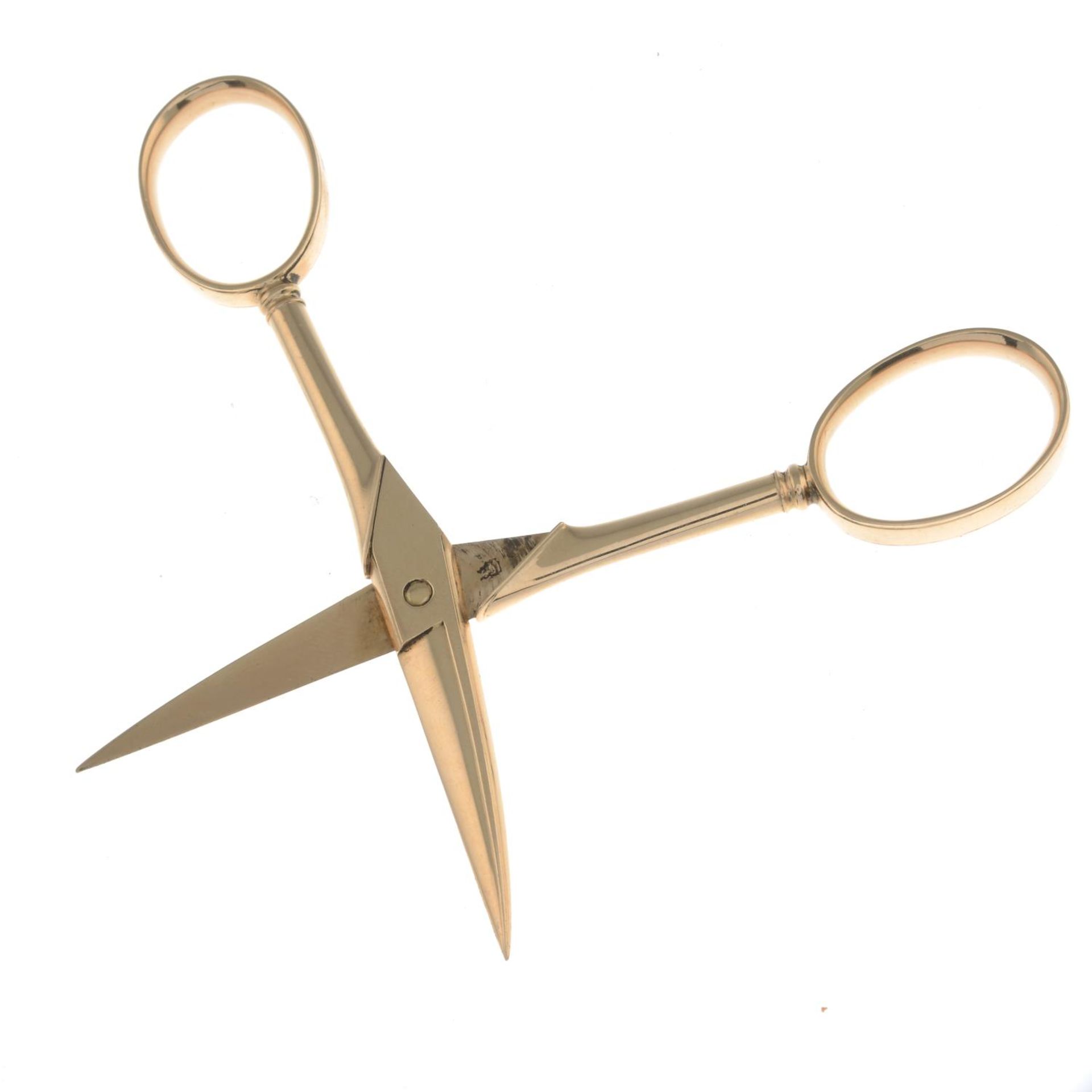 A pair of scissors.Length 8.8cms. - Bild 2 aus 2