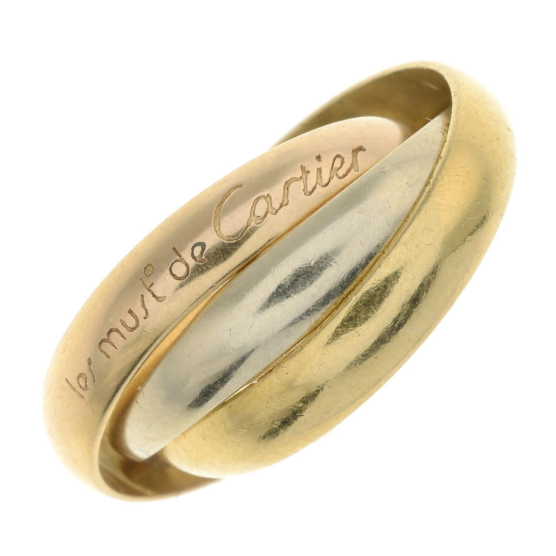 A 'Les Must de Cartier Trinity' ring,