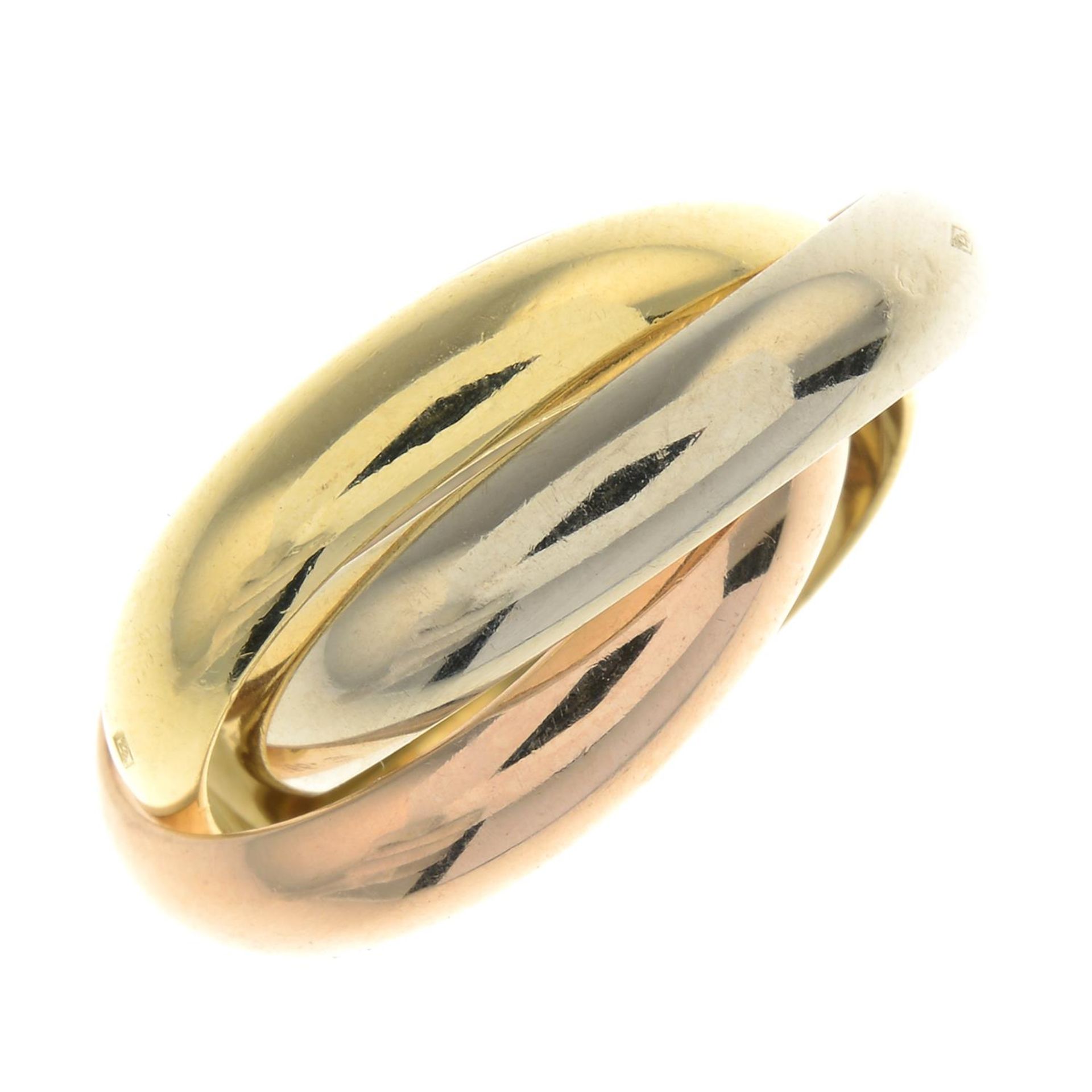 A 'Trinity' ring, by Cartier.Signed Cartier, AF5343.