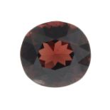 A cushion-shape spinel.