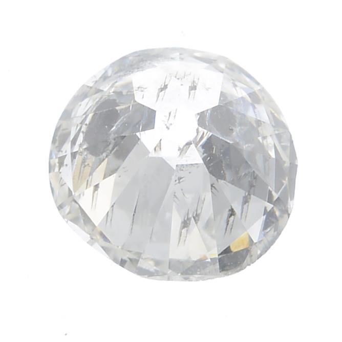 An old-cut diamond. - Image 2 of 2