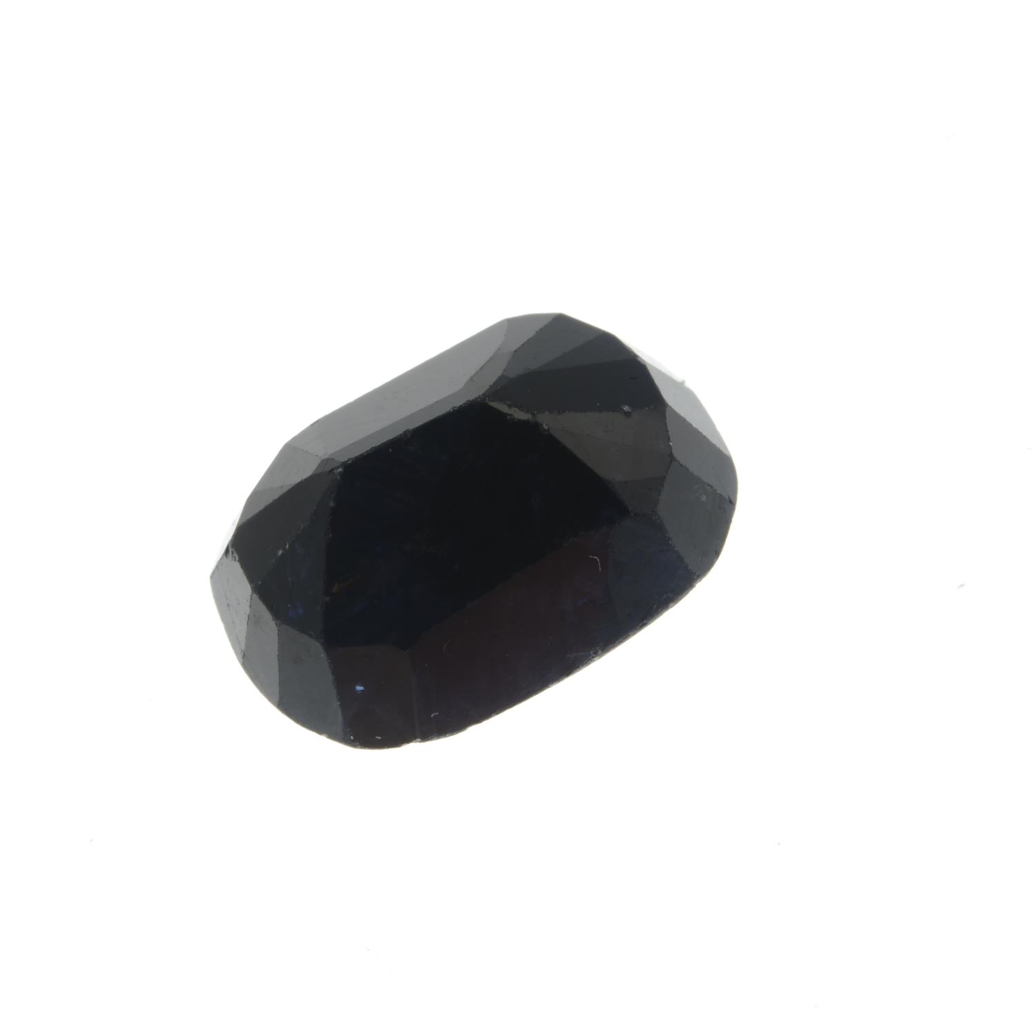 A rectangular-shape sapphire. - Image 2 of 2