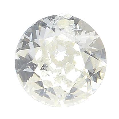 A brilliant-cut diamond.