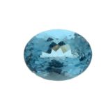 An oval-shape apatite.