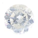 A brilliant-cut diamond.