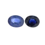 A selection of vari-shape sapphires.