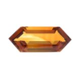 A fancy-shape citrine.