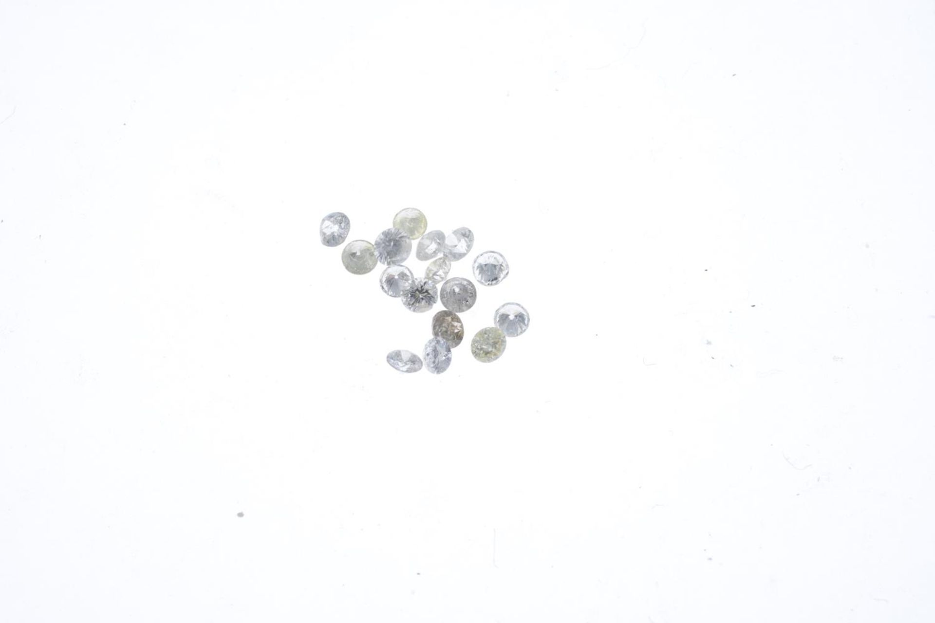A selection of brilliant-cut diamonds. - Image 2 of 2