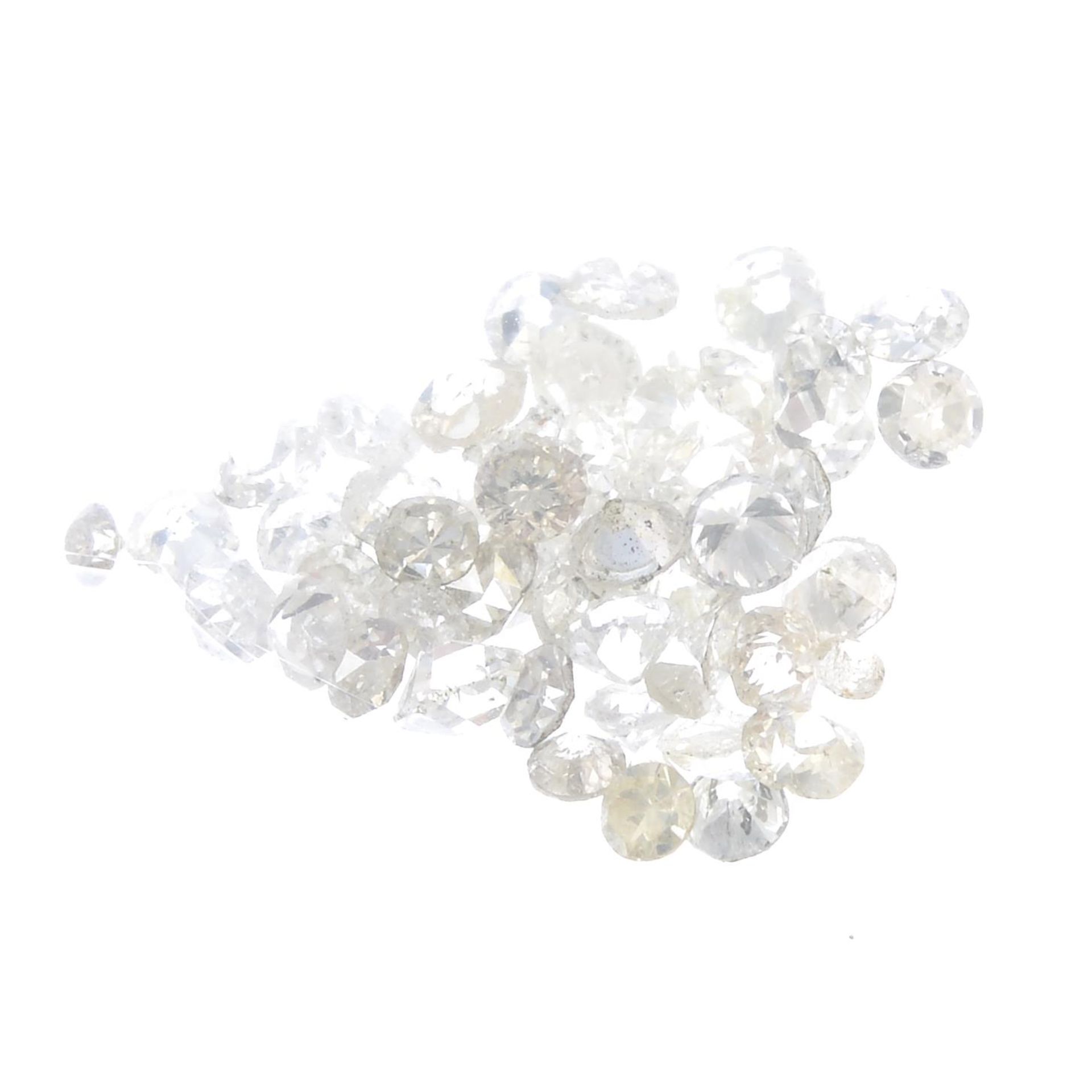 A selection of vari-cut diamonds. - Image 2 of 2