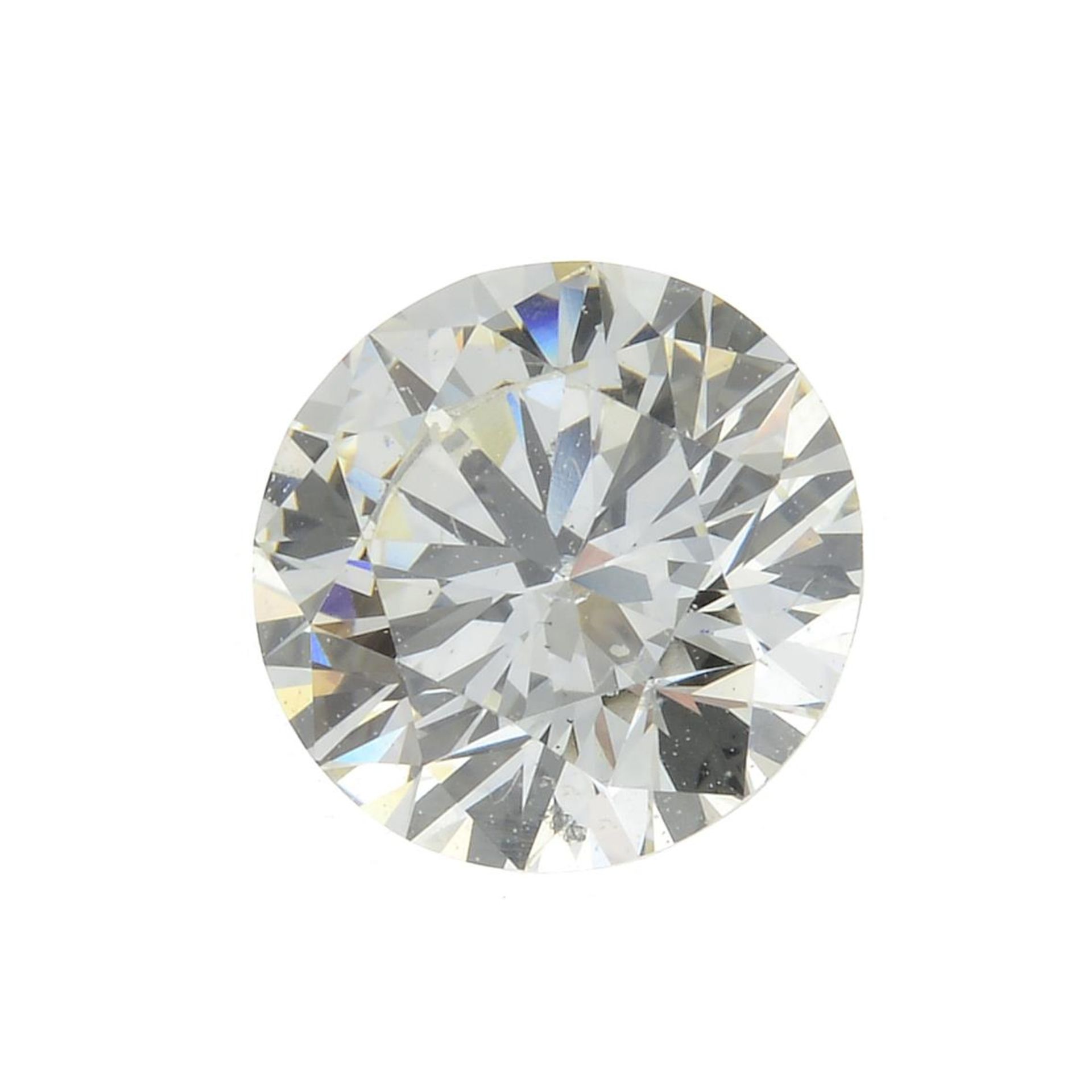 A brilliant-cut diamond.