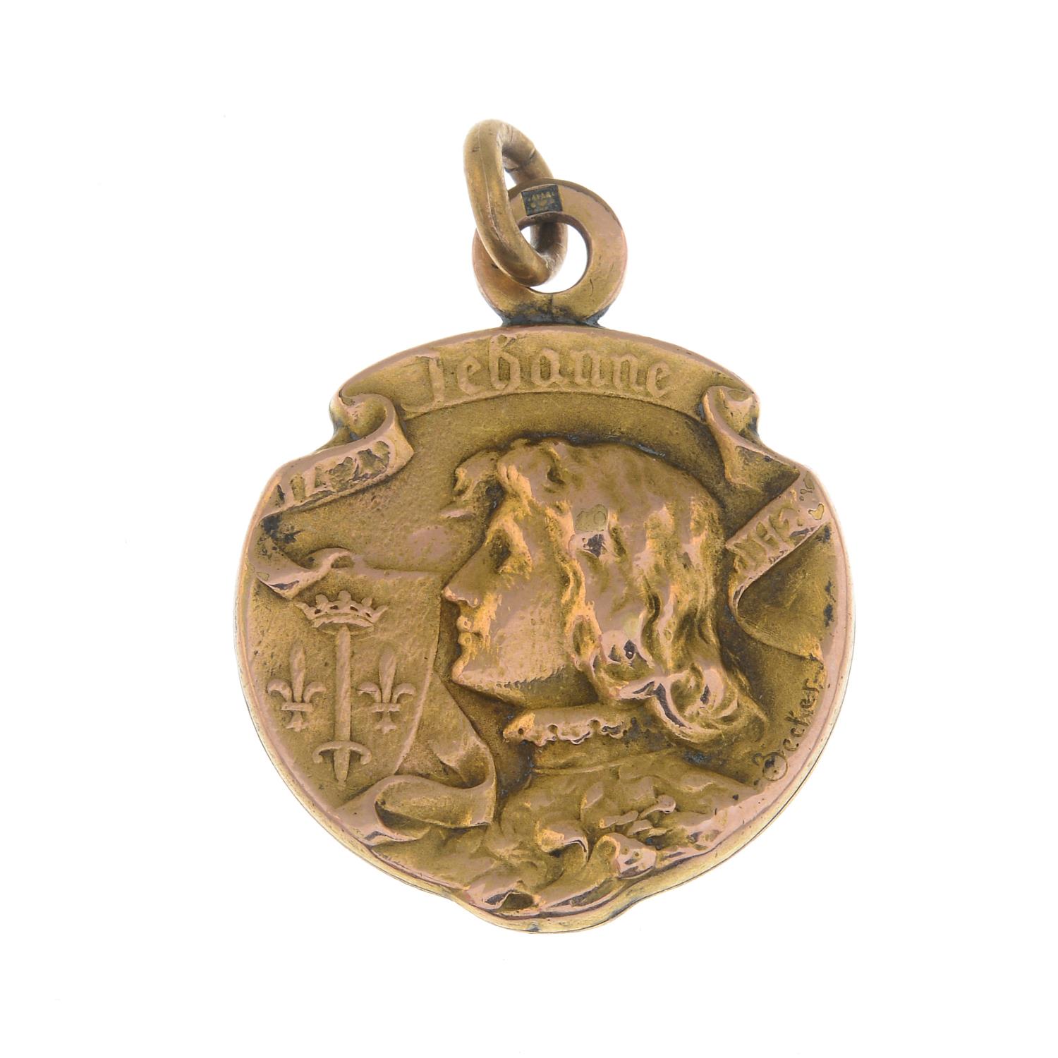 An Art Nouveau pendant,