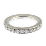 A diamond full eternity ring.Estimated total diamond weight 0.75ct.
