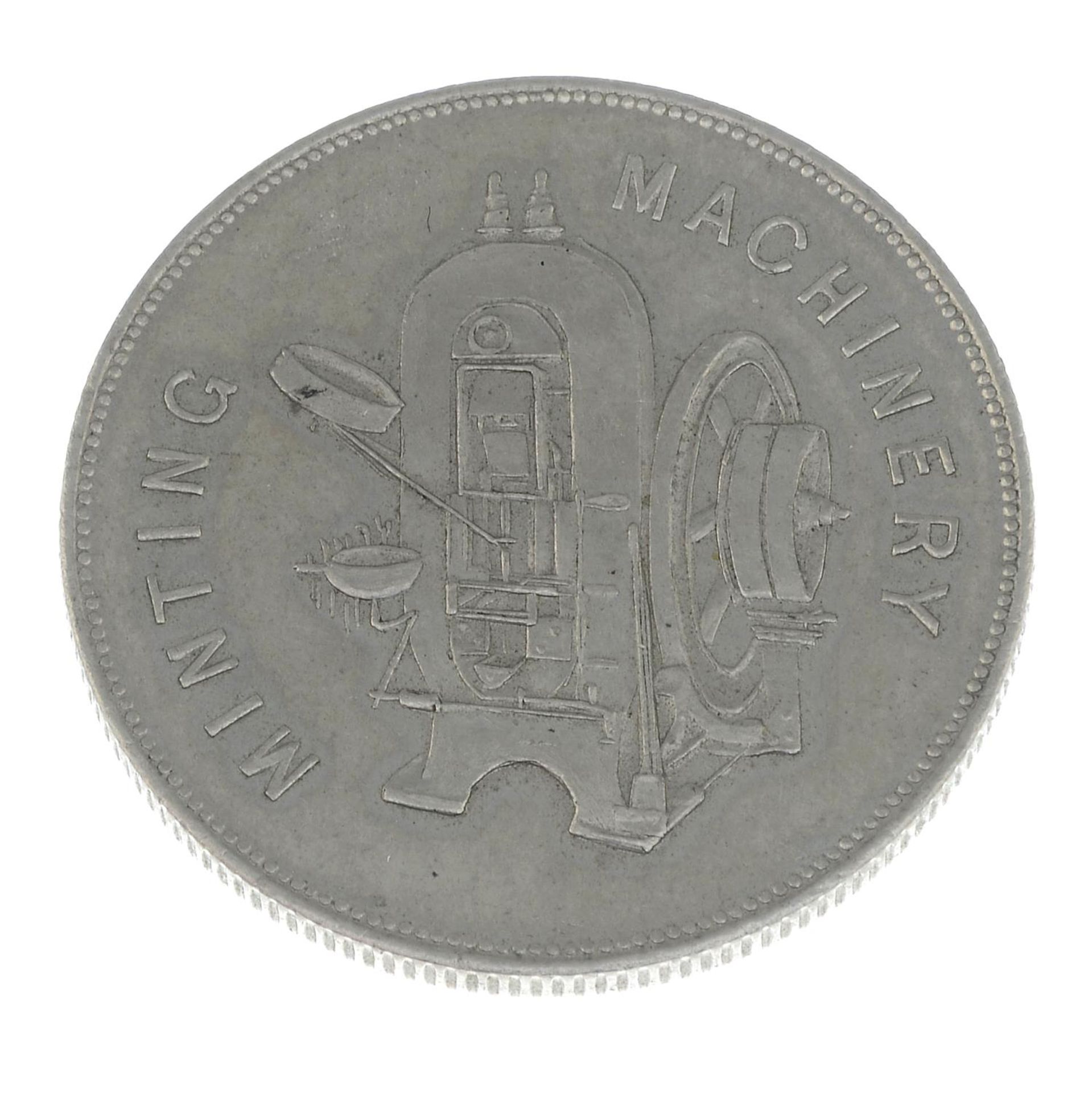 Birmingham, Taylor & Challen Ltd, cupro-nickel advertising token dated 1814, coining press, rev.