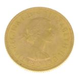 Elizabeth II, Sovereign 1958 (S 4125).