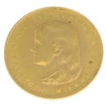 Netherlands, Wilhelmina, gold 10-Gulden 1897 (KM 118).