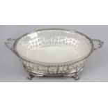 A 1930's silver dish,