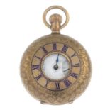 Edwardian 9ct gold pocket watch,