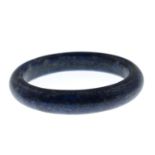 A lapis lazuli bangle.Inner diameter 6.1cms.