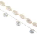 A selection of pearl jewellery,