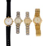 A group of ten assorted Gucci watches, to include a Twirl bangle example.