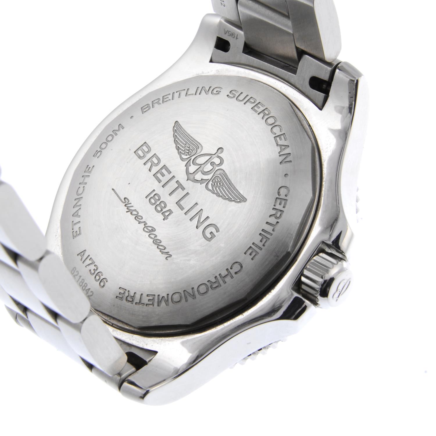 BREITLING - a gentleman's SuperOcean 42 bracelet watch. - Image 4 of 4