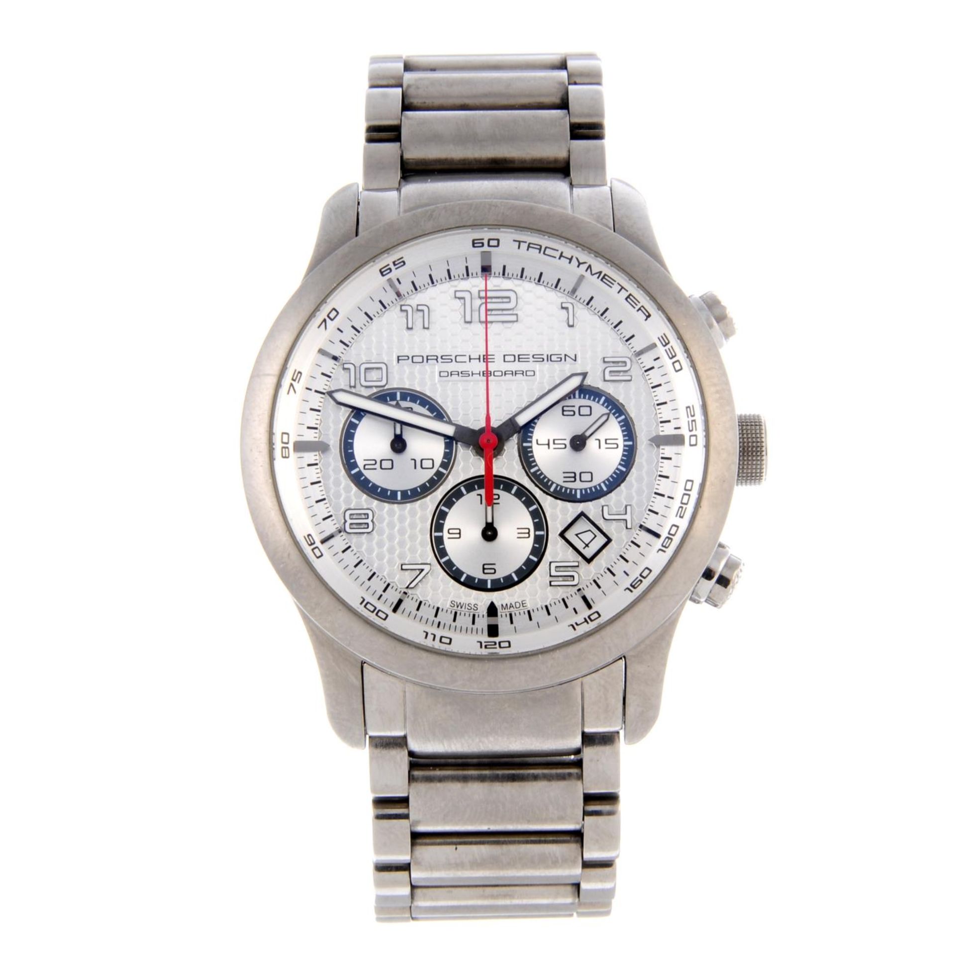 PORSCHE DESIGN - a gentleman's Dashboard chronograph bracelet watch.