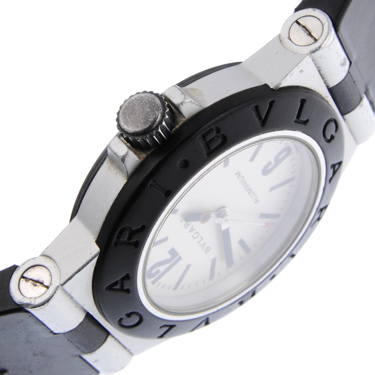 BULGARI - a mid-size Diagono Aluminium wrist watch. - Image 4 of 4