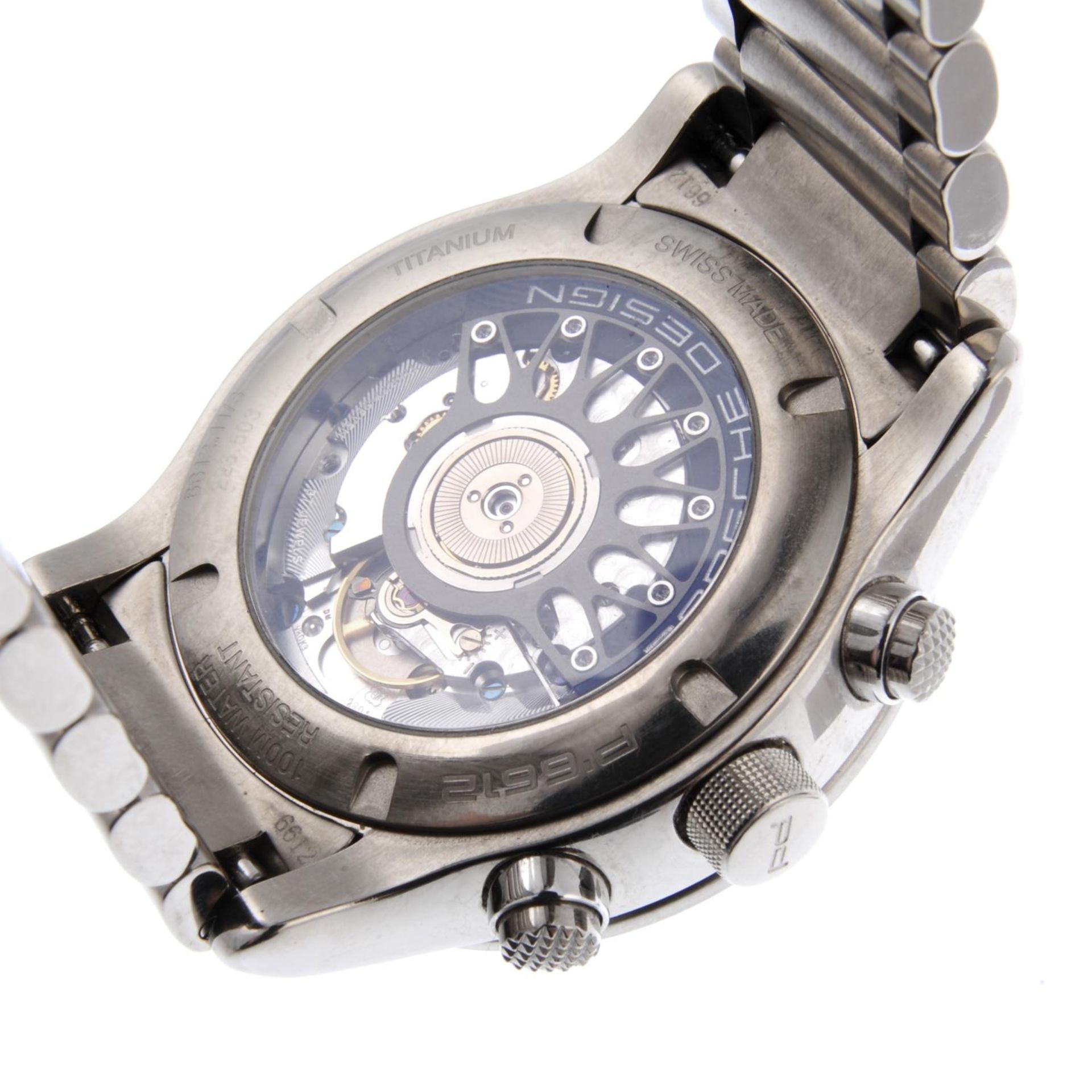 PORSCHE DESIGN - a gentleman's Dashboard chronograph bracelet watch. - Bild 4 aus 4