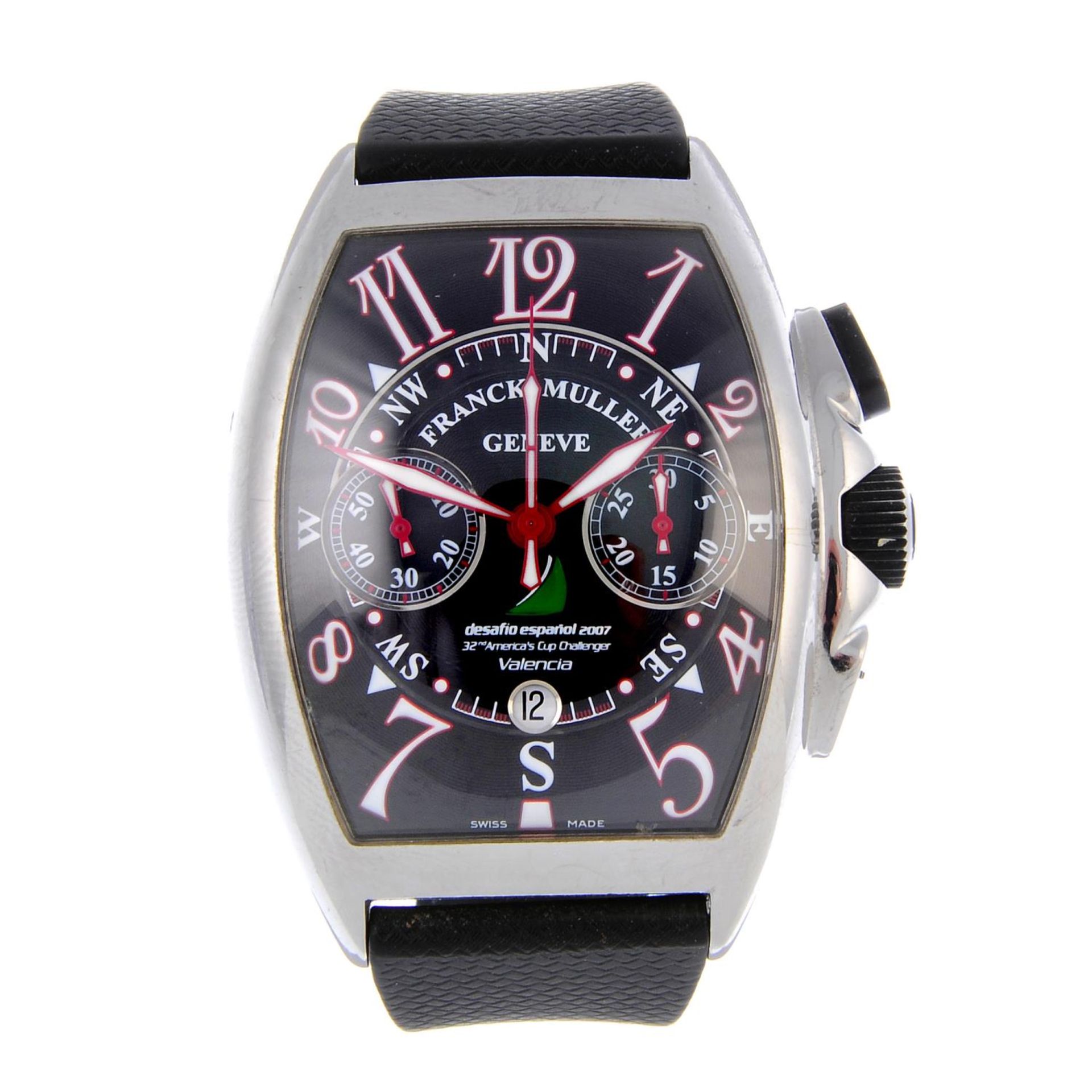 FRANCK MULLER - a gentleman's Mariner America's Cup Valencia Chronograph wrist watch.