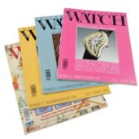 A series of International Wrist Watch magazines, numbered 1-66.