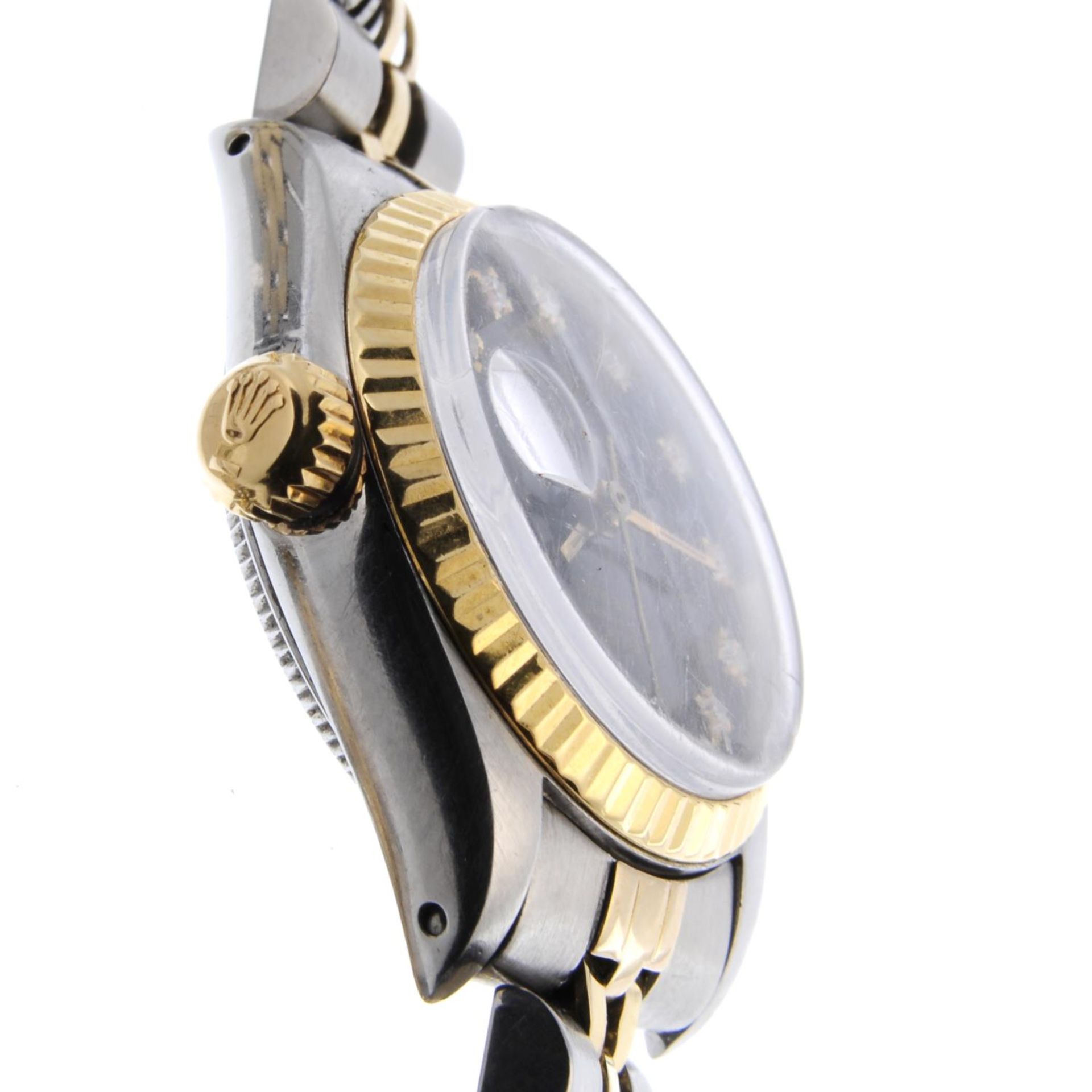 ROLEX - a lady's Oyster Perpetual Datejust bracelet watch. - Bild 3 aus 4