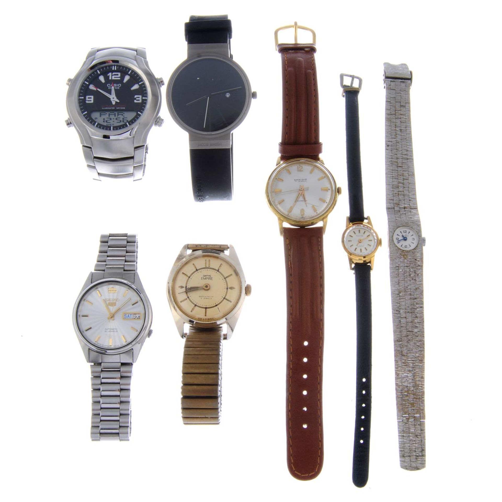 A group of fourteen assorted watches, to include examples by Seiko and an example by Smiths. - Bild 2 aus 2