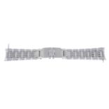 JAEGER-LECOULTRE - a stainless steel watch bracelet.
