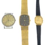 A group of four assorted watches.