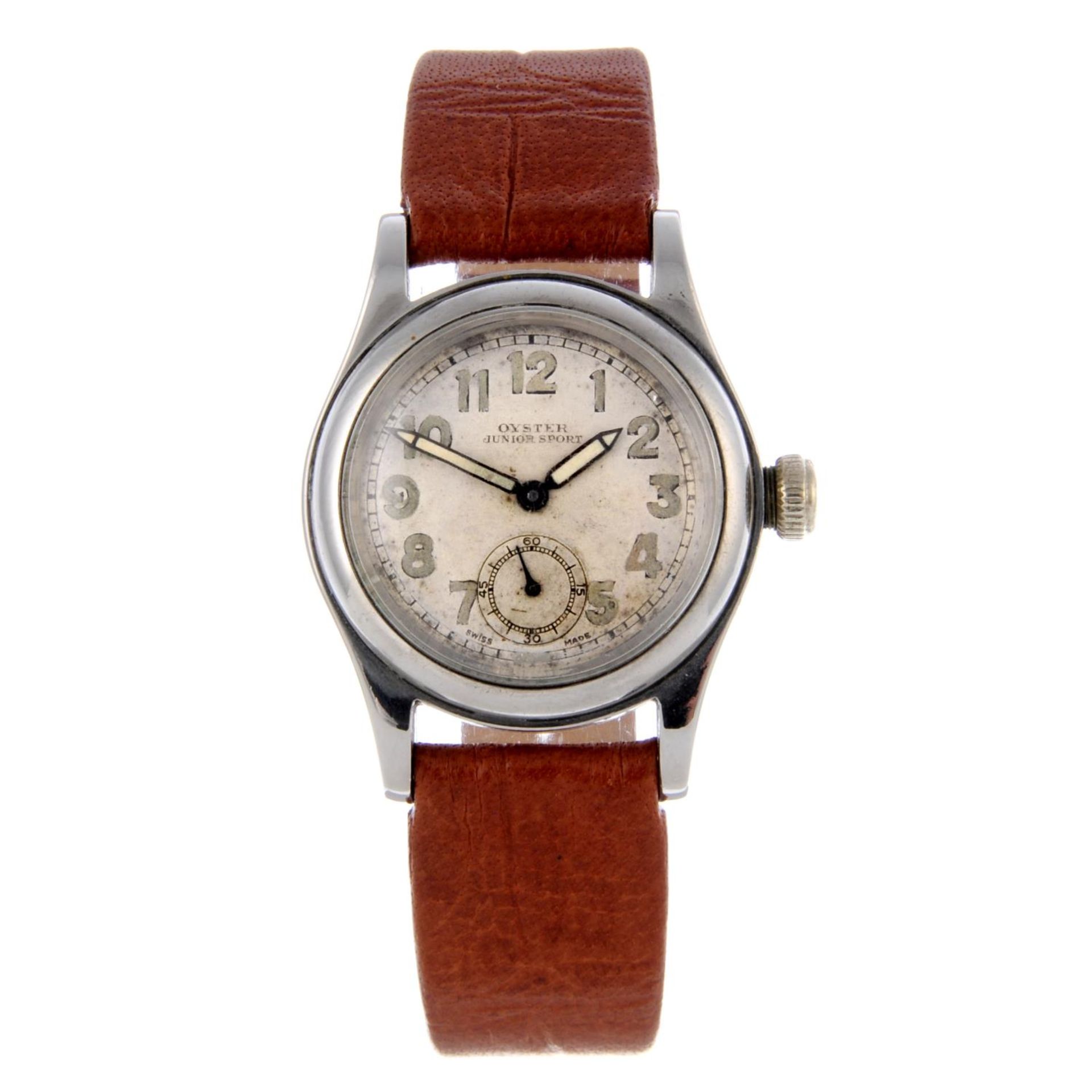 OYSTER WATCH CO. - a mid-size Oyster Junior Sport wrist watch.