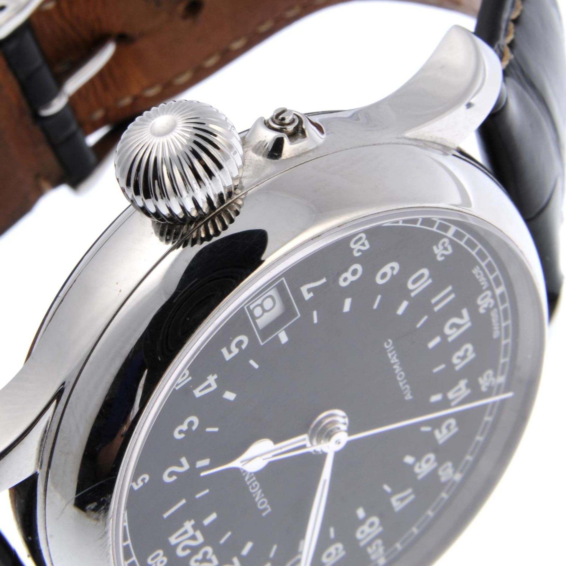 LONGINES - a gentleman's Heritage Twenty-Four Hours wrist watch. - Bild 4 aus 4
