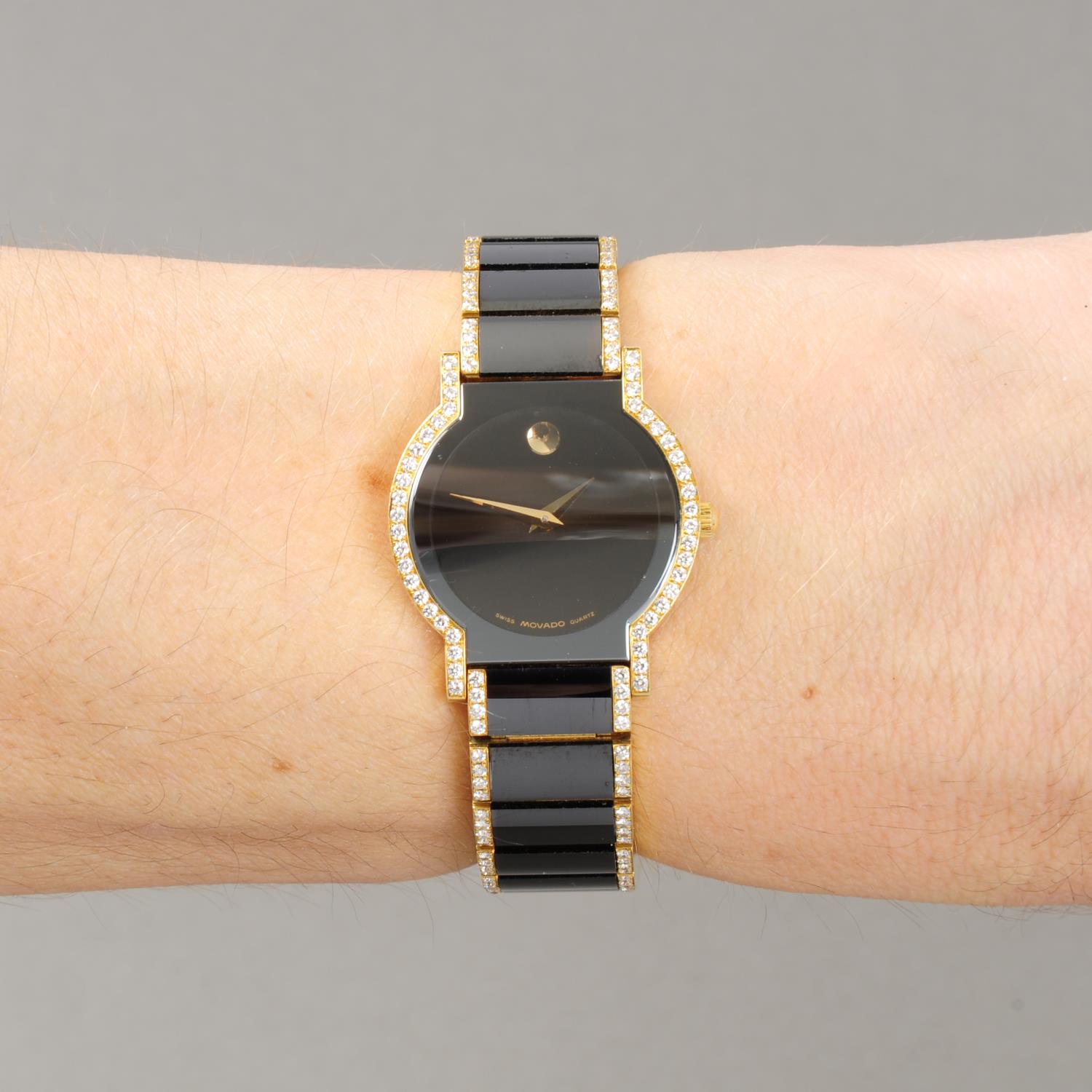 MOVADO - a lady's Museum bracelet watch. - Image 3 of 5