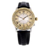 LONGINES - a gentleman's Lindbergh Hour Angle wrist watch.