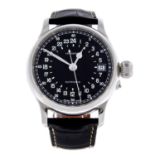 LONGINES - a gentleman's Heritage Twenty-Four Hours wrist watch.