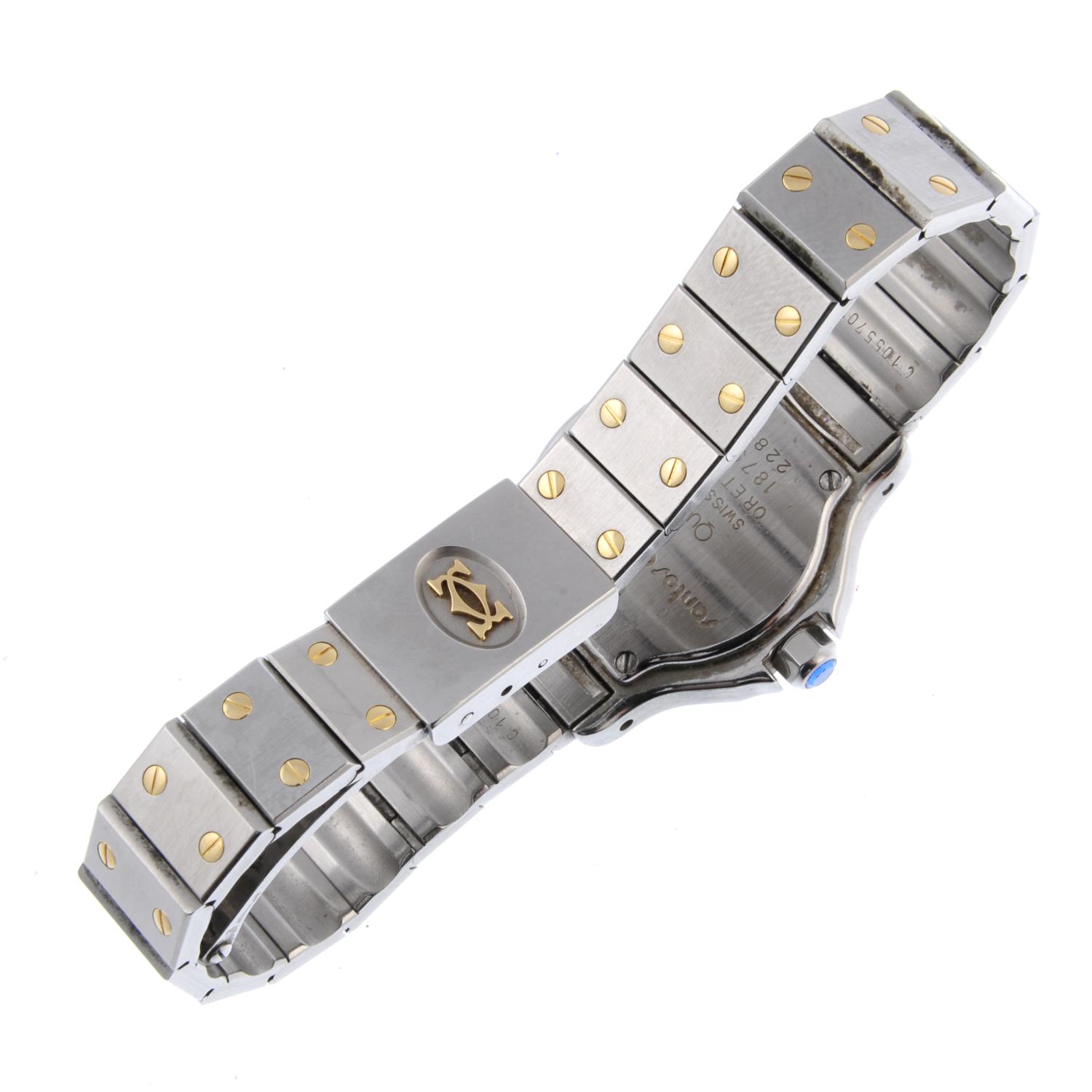 CARTIER - a lady's Santos Ronde bracelet watch. - Image 2 of 4