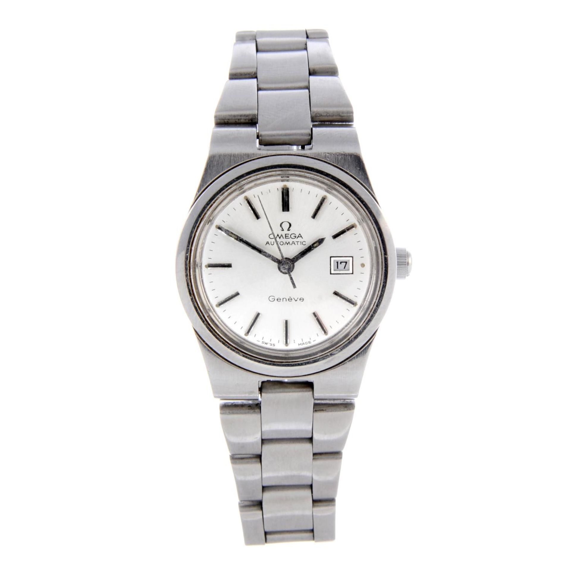 OMEGA - a lady's Genève bracelet watch.