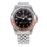 ROLEX - a gentleman's Oyster Perpetual GMT-Master bracelet watch.